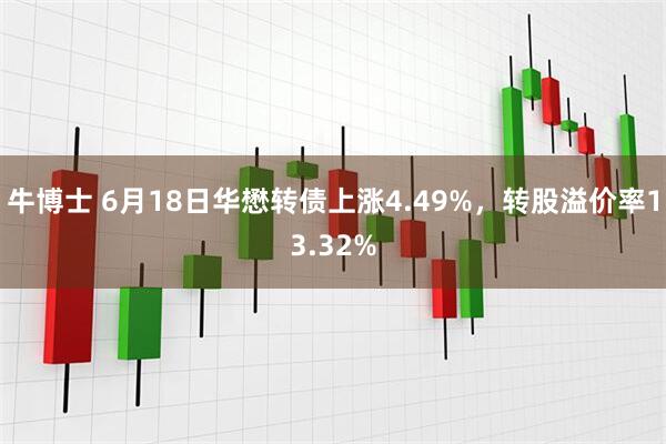 牛博士 6月18日华懋转债上涨4.49%,转股溢价率13.32%